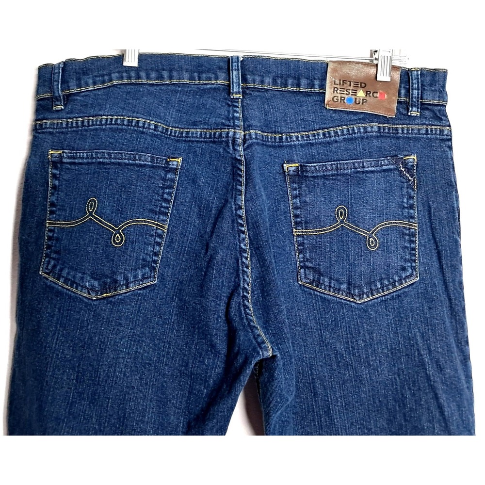 LRG Lifted Theory 101 TS Jeans Men Size 40 (37 x 32 actual) Blue Straight Leg